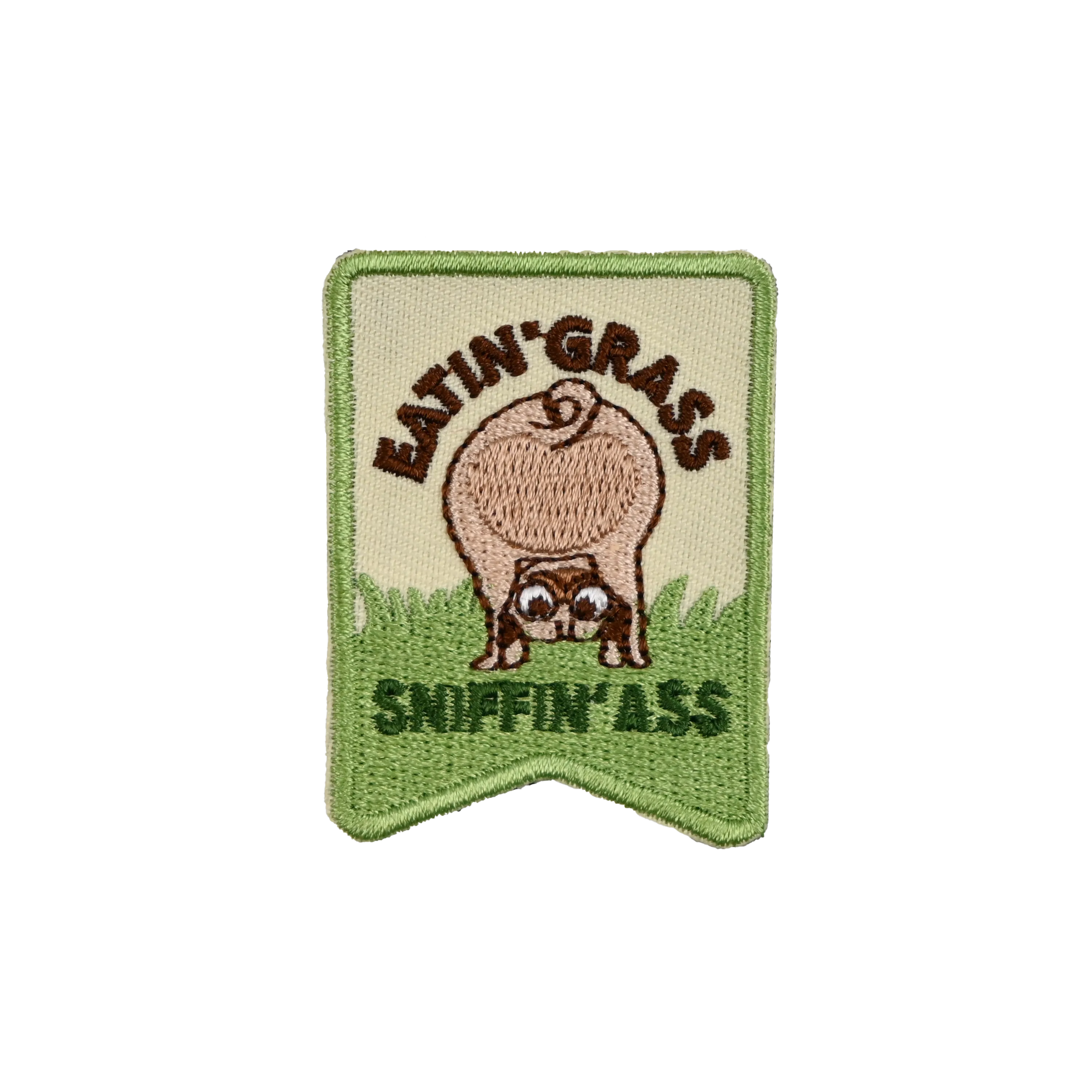 Eatin' Grass & Sniffin' A** - Premium Velcro Patch