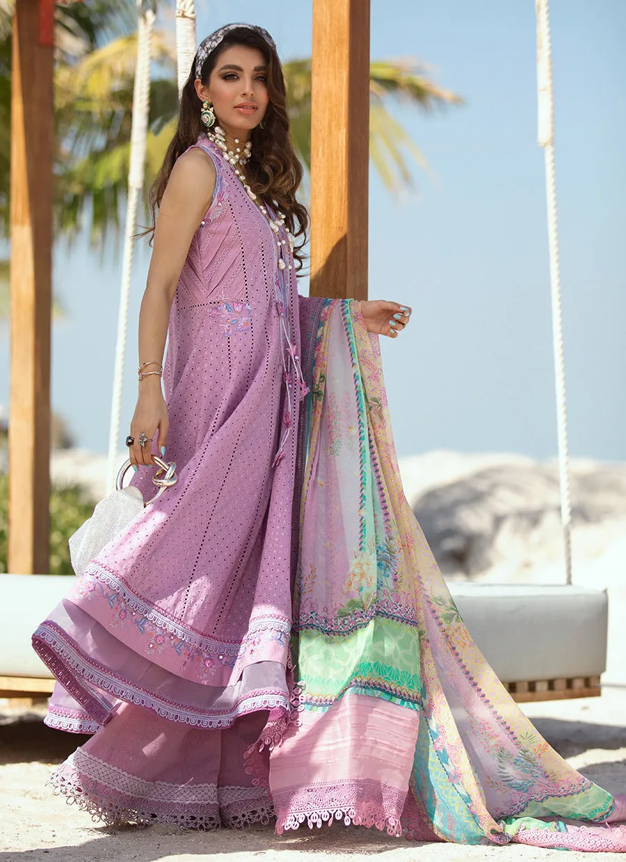 Farah Talib Aziz Luxury Lawn Collection  – Marbella Mauve