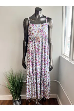 Floral Tiered Midi Dress (FINAL SALE)