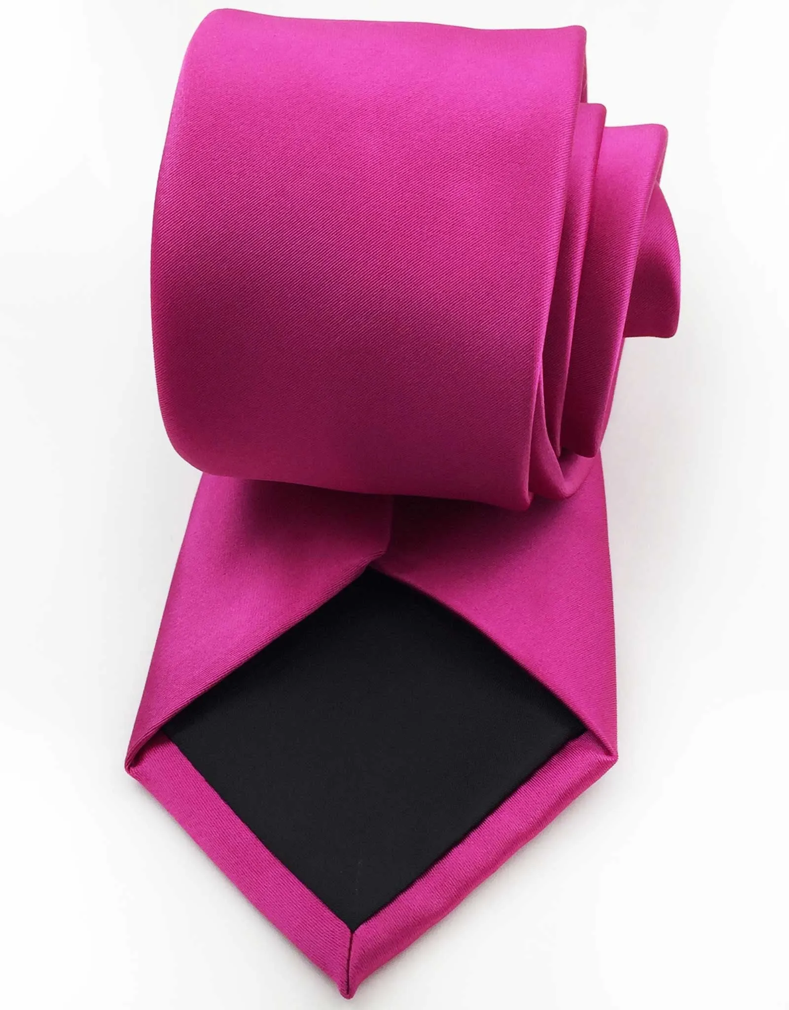 Hot Pink Solid Tie