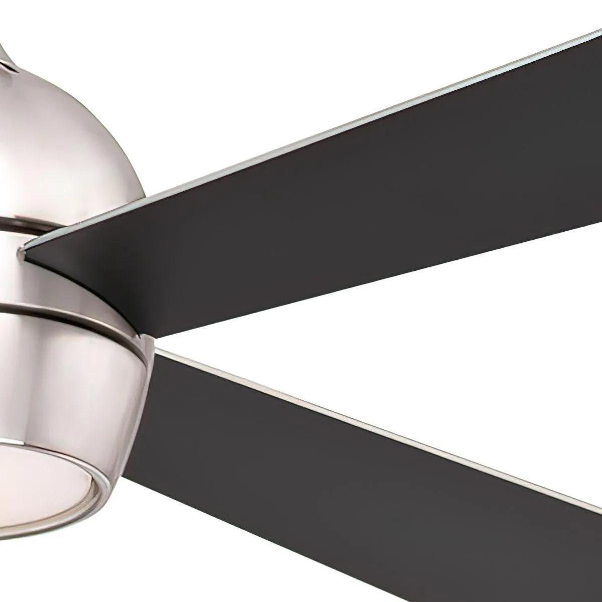 Kwad 44 Inch Brushed Nickel Modern LED Ceiling Fan with Remote