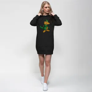 Leafasaur Premium Adult Hoodie Dress