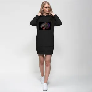 Wolf Premium Adult Hoodie Dress